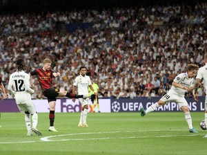 Hasil Liga Champions: Real Madrid Vs Man City Tuntas 1-1