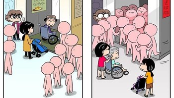 Saat menggunakan lift, manula dan ibu yang membawa bayi diprioritaskan di Jepang. Foto: Evangeline Neo