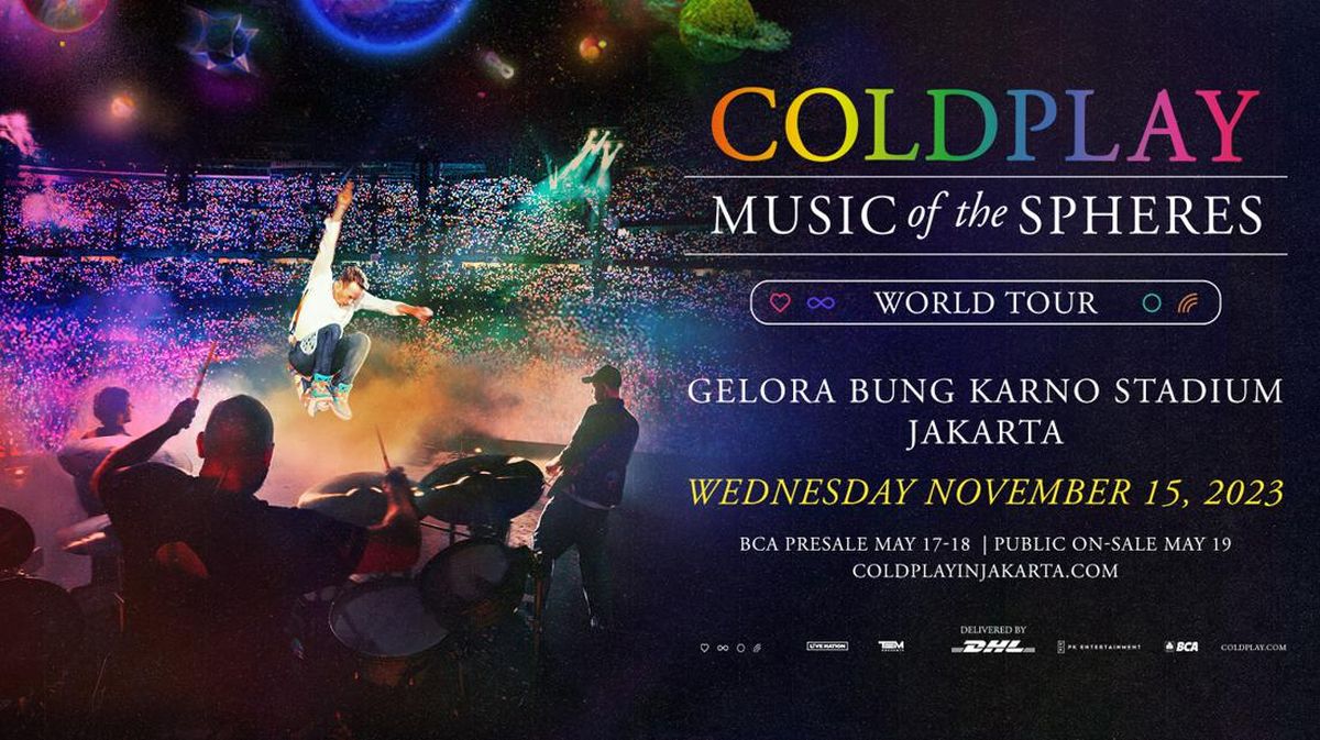 Promotor Umumkan Seluruh Tiket Konser Coldplay di Jakarta 'Sold Out'
