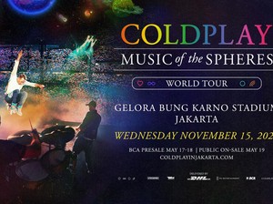 Tiket Konser Coldplay Kategori Termahal Ludes di Pre-sale