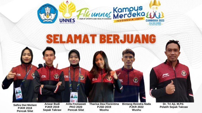 Mahasiswa dan Dosen Unnes di SEA Games 2023