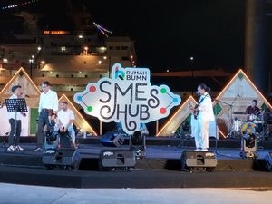 Menteri Nge-Band Bareng di Sela-sela KTT ASEAN: Sandi Vokal, Basuki Drum
