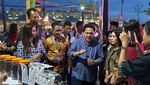 Momen Erick Thohir Borong Dagangan UMKM di Labuan Bajo