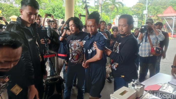 Tampang pelaku pemutilasi bos air isi ulang di Semarang, Muhammad Husen, Rabu (10/5/2023).