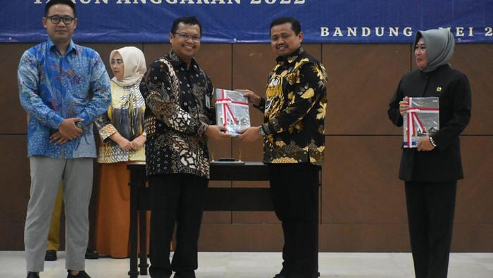 Pemkab Sumedang meraih penilaian opini Wajar Tanpa Pengecualian (WTP) atas Laporan Keuangan Pemerintah Daerah (LKPD) Tahun Anggaran (TA) 2022.