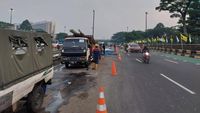 Ada Perbaikan Jalan Di Semanggi, Lalin Ke Arah Kuningan Macet