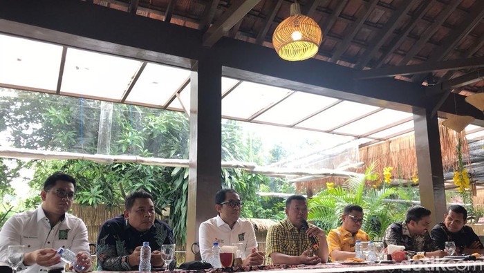 Pertemuan Golkar dan PKB. (Firda Cynthia Anggrainy/detikcom).