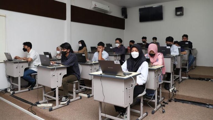 Peserta UTBK SNBT di UB