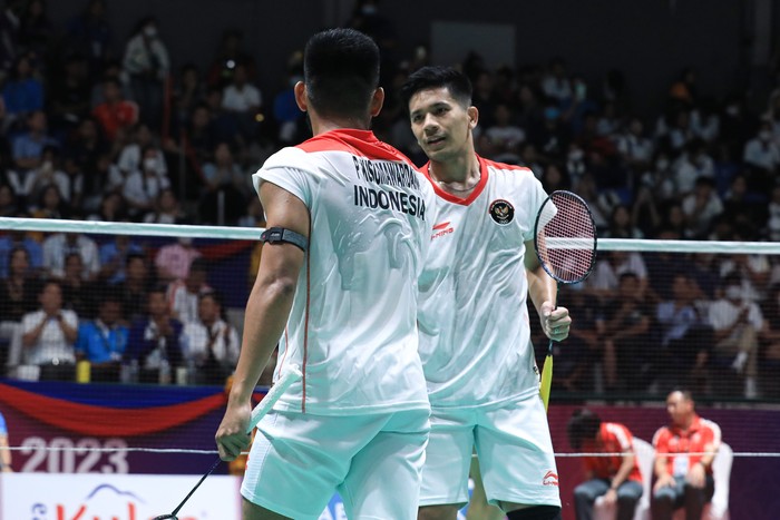Pramudya Kusumawardana/Yeremia Rambitan di SEA Games 2023