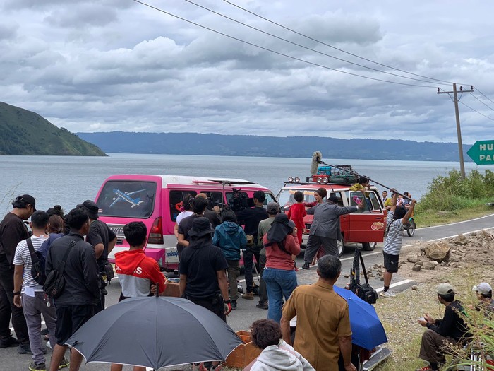 Produksi film Tulang Belulang Tulang.