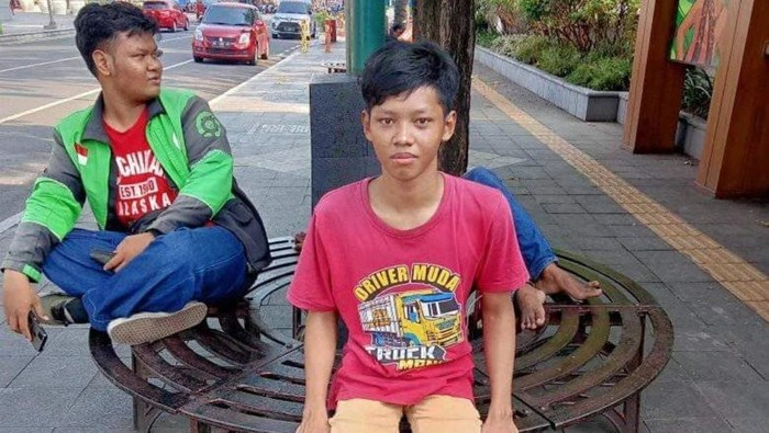 Tangkapan layar bocah kehilangan uang Rp 1 juta saat naik bus BST Solo.