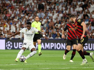 Real Madrid Ungguli Man City 1-0 di Babak Pertama