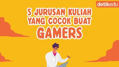 Infografis: 5 Jurusan Kuliah yang Cocok buat Gamers
