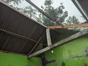 Hujan-Angin Kencang, Belasan Rumah-PAUD di Grogol Gunungkidul Rusak