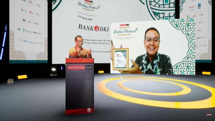 Bank DKI Raih Penghargaan Indonesia Sharia Awards 2023 Indonesia Sharia Awards 2023 digelar di Jakarta. Sejumlah perusahan mendapat penghargaan termasuk Bank DKI.