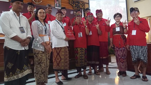 Dewan Pimpinan Daerah (DPD) PDI Perjuangan Bali mendaftarkan 55 kadernya jadi bakal calon legislatif (bacaleg) DPRD Provinsi Bali ke Komisi Pemilihan Umum (KPU) Bali, Kamis (11/5/2023).