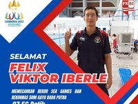 Perenang Indonesia Felix Pecahkan Rekor SEA Games