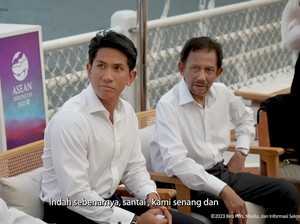 Ganteng! Gaya Pangeran Brunei Temani Ayah ke KTT Asean di Labuan Bajo