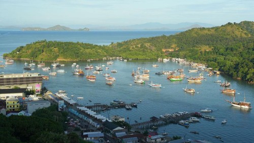 The port in Labuan Bajo, West Manggarai, Indonesia, on Saturday, April 29, 2023. Indonesia is scheduled to report first-quarter gross domestic product on May 5. Photographer: Dimas Ardian/Bloomberg via Getty Images