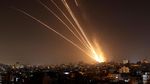 Roket Beterbangan Saat Israel dan Milisi Palestina Saling Serang di Gaza