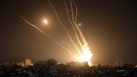 Empat dari mereka yang tewas Rabu adalah pejuang Front Rakyat untuk Pembebasan Palestina. (Mohammed Abed/AFP/Getty Images)  