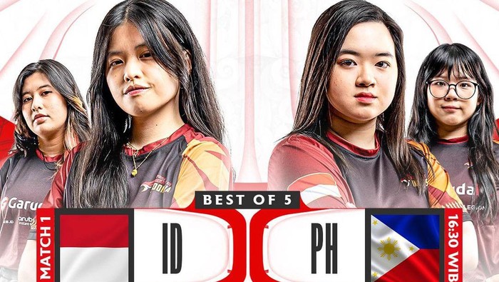 Timnas Mobile Legends wanita lolos ke babak final SEA Games 2023 Kamboja. Hasil tersebut mereka dapatkan, usai mengalahkan Vietnam di semifinal.