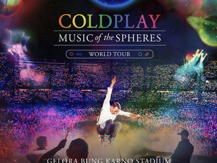 Konser Coldplay di Jakarta. (Foto: Istimewa)
