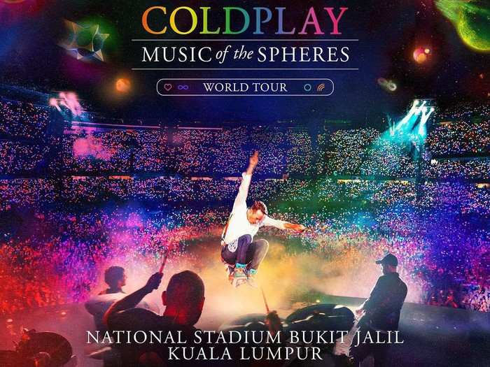 Konser Coldplay Kuala Lumpur 2023: Music of The Spheres World Tour