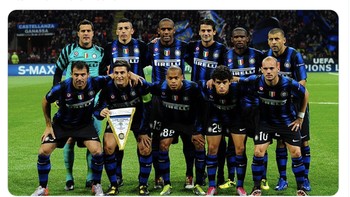 Inter Milan di babak pertama mengingatkan pada tim zaman dulu yang perkasa ini. Foto: Twitter