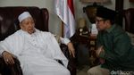 Momen Ketum PKB Cak Imin Temui Wapres Ke-9 Hamzah Haz