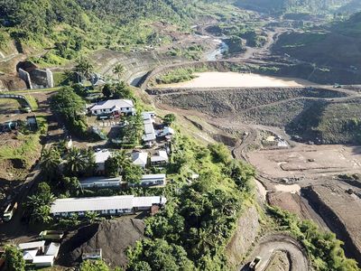 Penampakan Terkini Proyek Bendungan Super Cantik di NTB