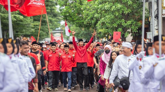 pendaftaran bacaleg PDIP untuk DPRD Surabaya