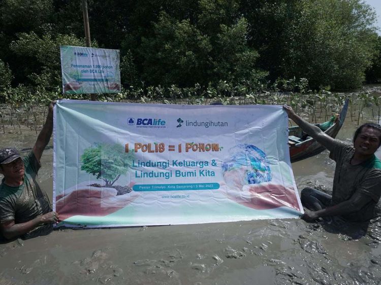Peringati Hari Bumi, BCA Life Tanam 1.999 Pohon