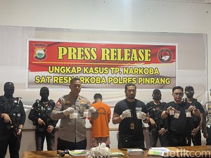 2 Pengedar Narkoba Hendak Transaksi Sabu di Pinrang Ditangkap