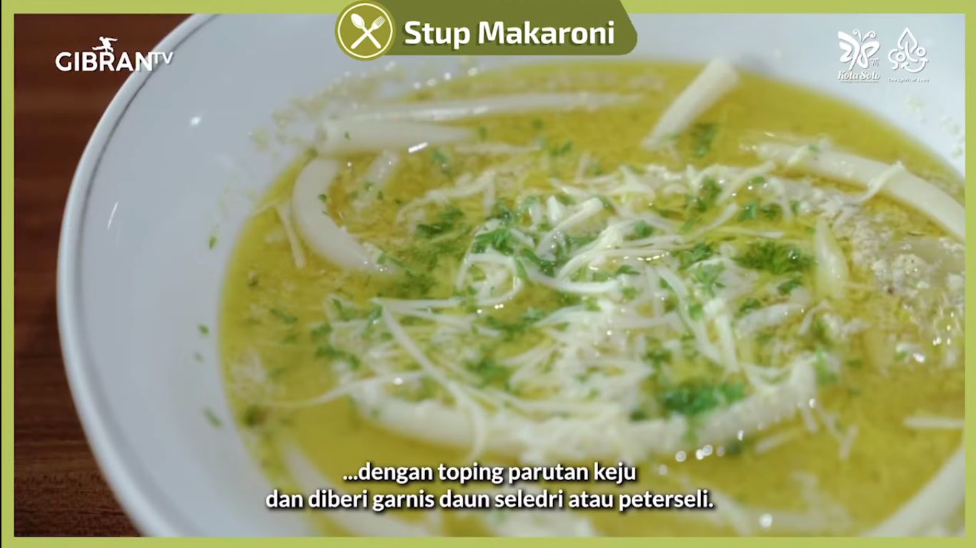 Setup makaroni khas Solo