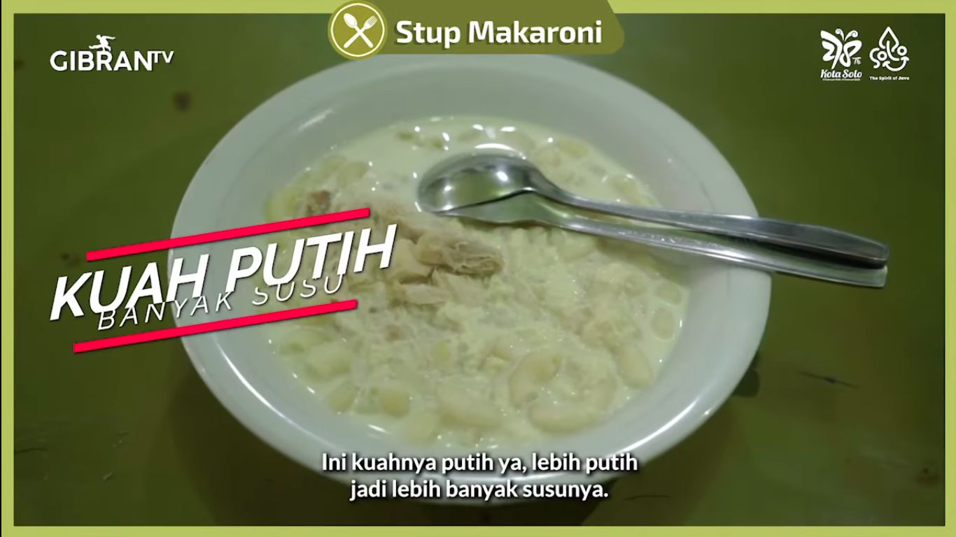 Setup makaroni khas Solo
