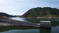 Diketahui bagian Tembok Besar China itu tenggelam di Waduk Panjiakou, sekitar 40 tahun silam setelah waduk dipenuhi air pada 1978.