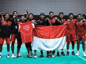 Ada Syabda Perkasa dalam Perayaan Emas Bulutangkis Beregu Indonesia