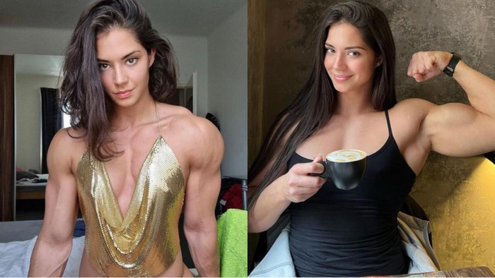 Binaragawan Ini Sering Dijuluki Kembaran Kendall Jenner, Ototnya Bikin Salfok