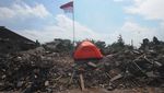 Potret Tenda Warga di Atas Puing Usai Rumah Digusur buat Tol Solo-Yogyakarta