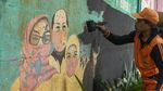 Mural Tampilkan Masker di Jakarta Mulai Dihapus, Bye-bye COVID!