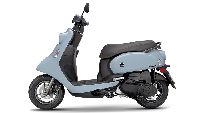 Meski wajah motor tersebut terbilang aneh dan tak biasa, namun pabrikan memberi sentuhan futuristis di bagian tengah hingga ke belakang. Bahkan, jika melihat bagian lampu belakang, jok, hingga aksen bodi samping, kita akan menemukan nuansa skuter listrik khas jenama garpu tala. Foto: Yamaha Taiwan.