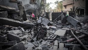 Penampakan Rumah Warga Gaza yang Hancur Akibat Serangan Udara Israel