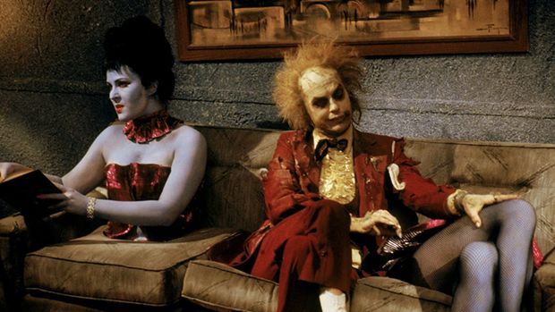Cuplikan adegan di film Beetlejuice (1988).