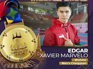 Wushu Persembahkan Emas ke-45 Indonesia di SEA Games 2023