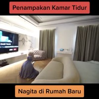 Rumah baru berharga miliaran yang dibangun oleh Raffi Ahmad dan Nagita Slavina akhirnya rampung dan sudah ditempati. Salah satu ruangan yang tak kalah jadi sorotan ialah kamar tidur mewah milik Raffi dan Nagita. Foto: YouTube/Rans Entertainment