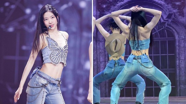 Body Goals! Intip Foto Kazuha LE SSERAFIM Bikin Syok dengan Bentuk Abs
