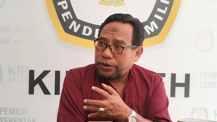 Ketua KIP Aceh Samsul Bahri (Agus Setyadi/detikSumut)