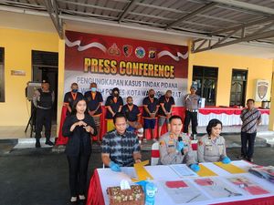 Polisi Amankan 13 Motor Curian di Kalteng, Pasutri-Penadah Ditangkap