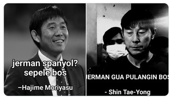 Namun optimis tetap harus ada. Pelatih Shin Tae-yong punya pengalaman besar mengalahkan negara sampai pulang duluan dari Piala Dunia.Foto: Twitter